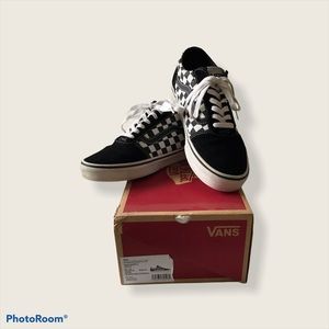 Vans Ward (checkered) black/true white SZ 9
